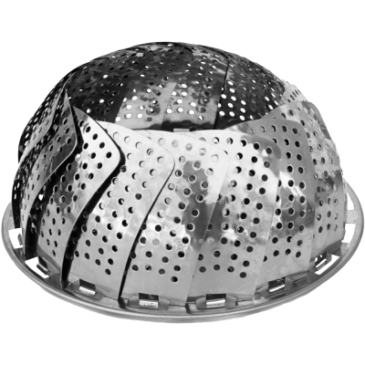 Sita de gatit cu abur pentru legume, otel inoxidabil, 27 CM, argintiu